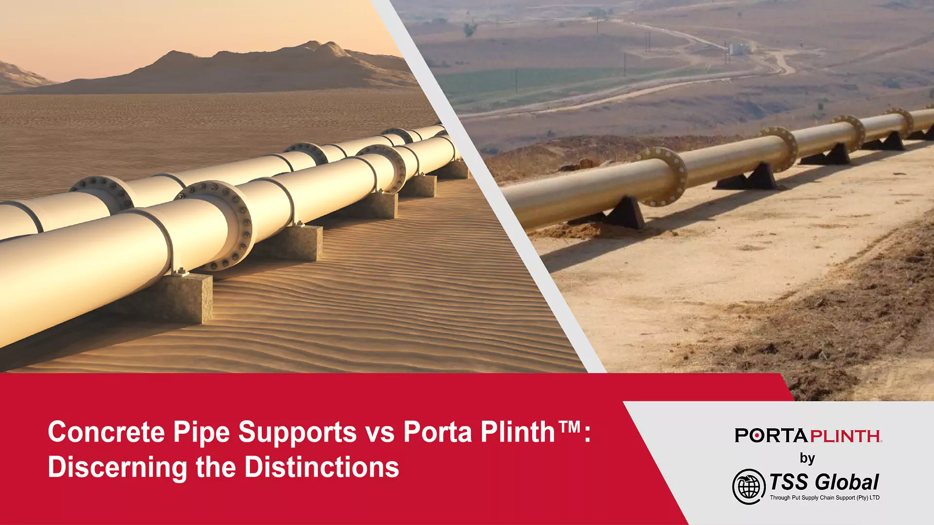 Comparing Concrete Pipe Supports to Porta Plinth™: Discerning the Distinctions